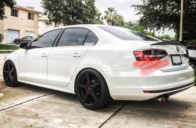 Carbon Fiber VW 20112017 JETTA MK6 Sedan trunk spoiler S SE GLI TDI